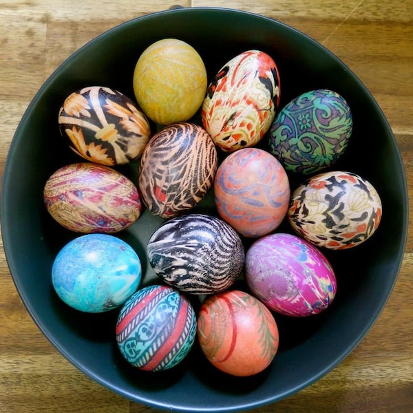 50 silk remnants, Easter egg decorating, Silk Easter eggs, silk tie easter eggs, Easter eggs, Easter egg hunt, Easter egg  ideas