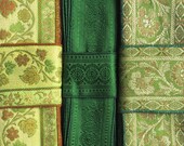 Saree Trim, Green ribbon SR582