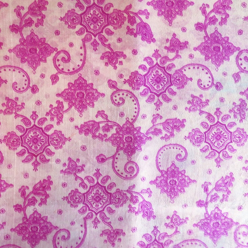 F65 Silk Fat Quarters Vintage Fabric Silk Fabric