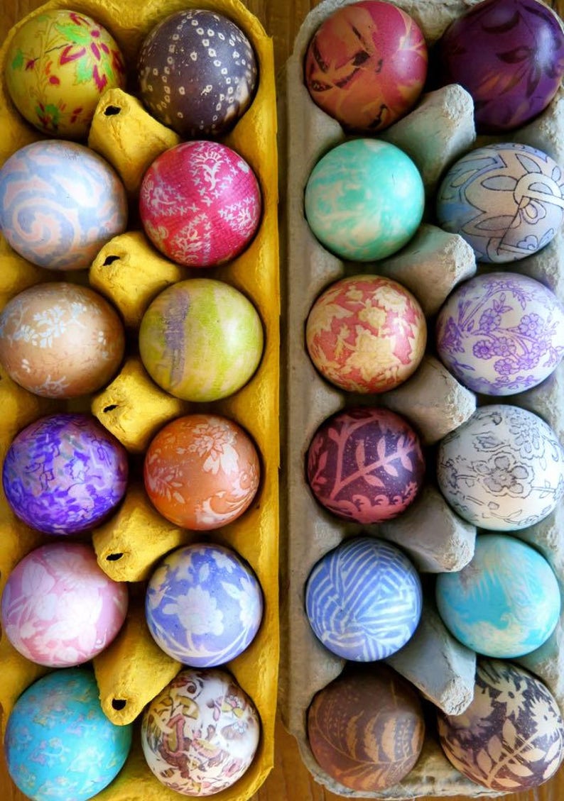 Egg decorating, Silk Easter eggs, silk tie easter eggs, Easter egg decorating, Easter eggs, Easter egg hunt, Easter egg ideas image 1