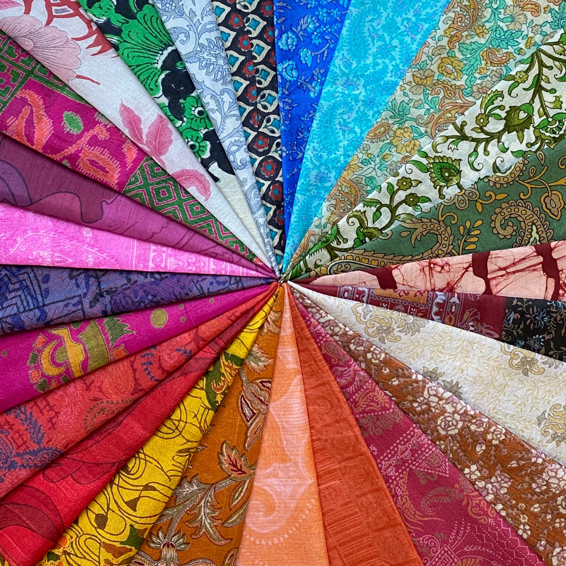 100 Pieces of Silk Remnants Silk Fabric Scraps Vintage Etsy Australia