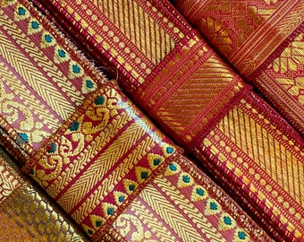 Sari Trim, Bollywood Silk, Vintage fabrics SR126
