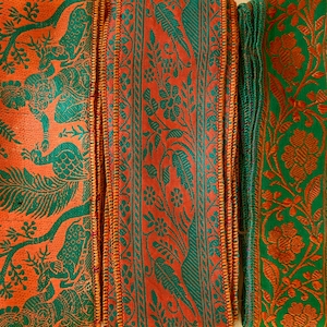 Sari Trim, Orange Ribbon, Vintage Ribbons SR624*