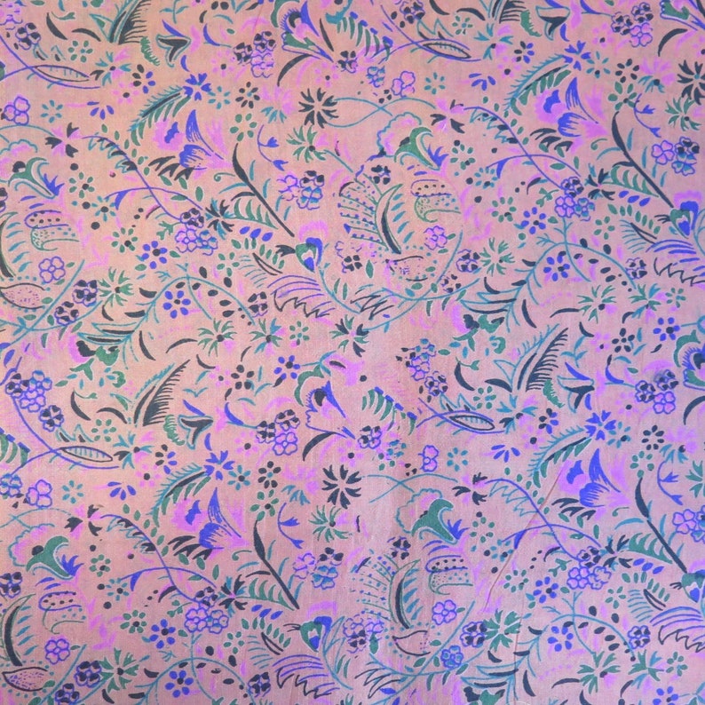 F65 Silk Fat Quarters Vintage Fabric Silk Fabric