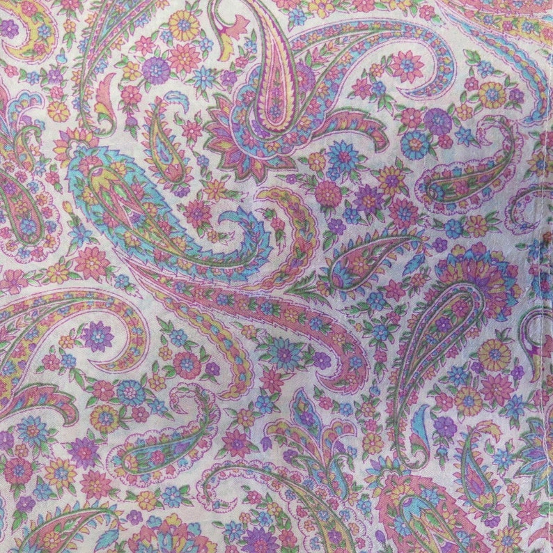 F65 Silk Fat Quarters Vintage Fabric Silk Fabric