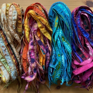 50 Wholesale Jewelry Ribbons, Silk Ribbons, Silk Trim W308