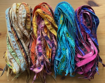 50 Wholesale Jewelry Ribbons, Silk Ribbons, Silk Trim W308