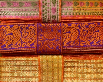 Pink and Orange Trim, Silk Trim SR27