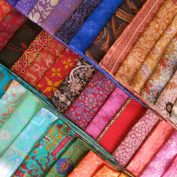 Verrassingszakje met 15 Zijde Fat Quarters