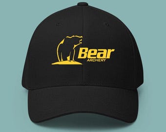 Bear Archery Baumwoll-Baseballmütze - verstellbarer Unisex-Erwachsener