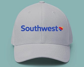 Southwet Fluglinien Baumwoll-Baseballmütze - Verstellbarer Unisex-Erwachsener Hut