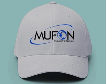 MUFON UFO Baseballkappe aus Baumwolle mit Logo-Bedruckung - Verstellbarer Unisex-Hut für Erwachsene