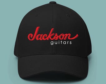 Jackson Guitars Baumwoll-Baseballmütze - verstellbare Unisex-Erwachsener Hut