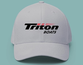 Triton Boats Baumwoll-Baseballmütze - gedruckt / gesticktes Logo Verstellbare Unisex-Mütze
