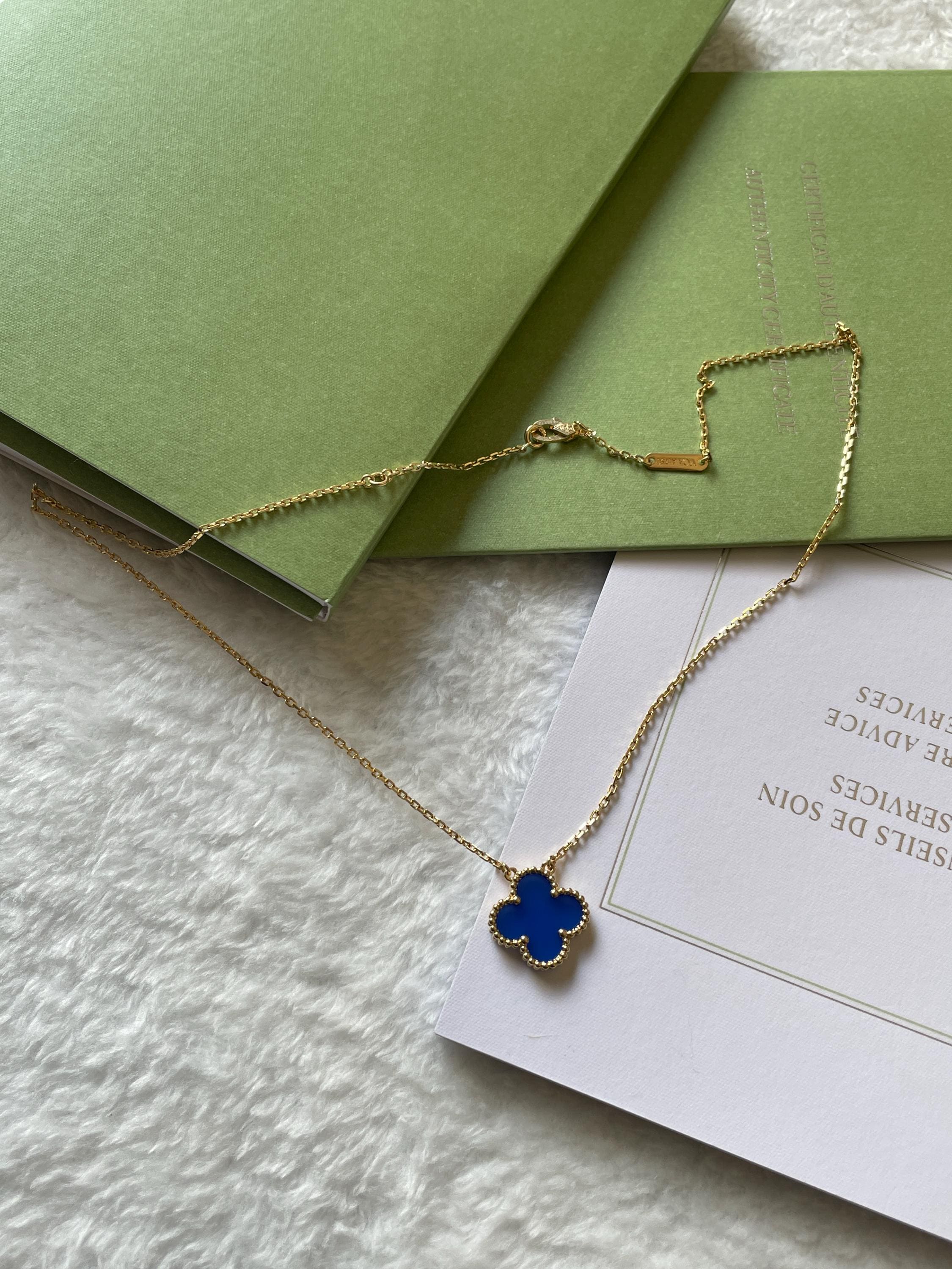 Authentic Van Cleef Alhambra Necklace - Etsy