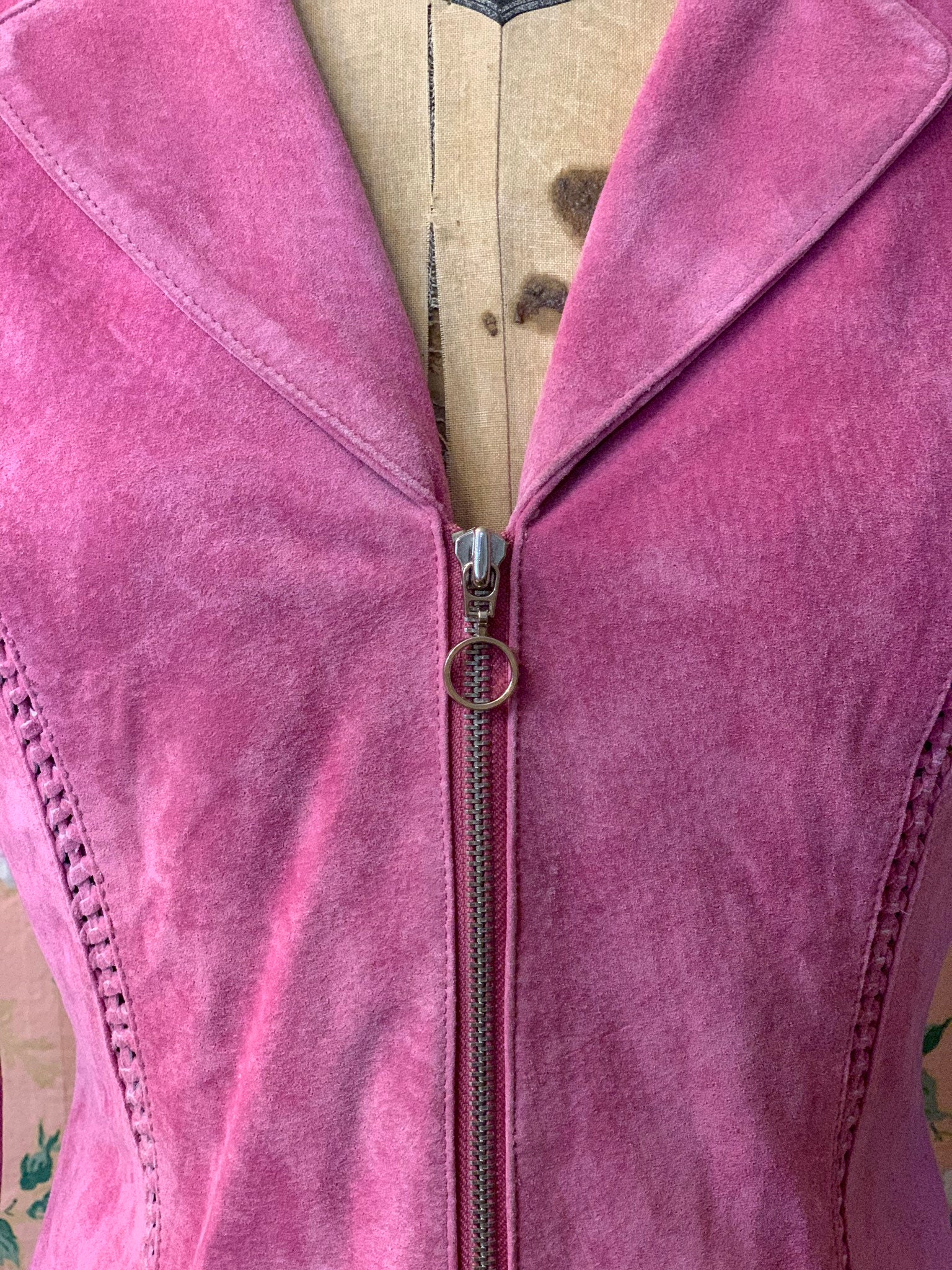 1990s Pink Suede Retro clueless Jacket - Etsy