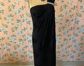 1970’s One Shoulder Cocktail Dress