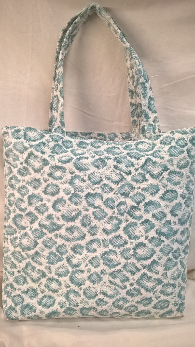 Shopping Tote~Market~Grocery Tote~Aldi Grocery Bags~Earth /& Environmentally Friendly~Recycled~Eco Chic~Knitting Bag~Chenille~Leopard~Niagara