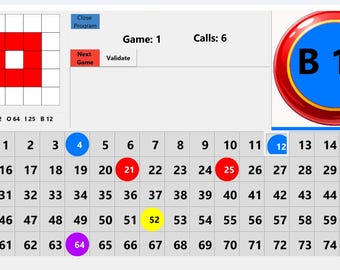 Bingo-displaytavla för att använda riktiga bollar (lätt att genomskina)