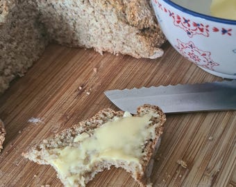 Pan de soda integral irlandés tradicional - PDF descargable al instante