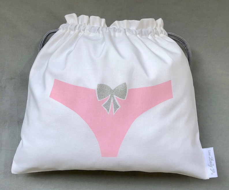 pink bra travel bag