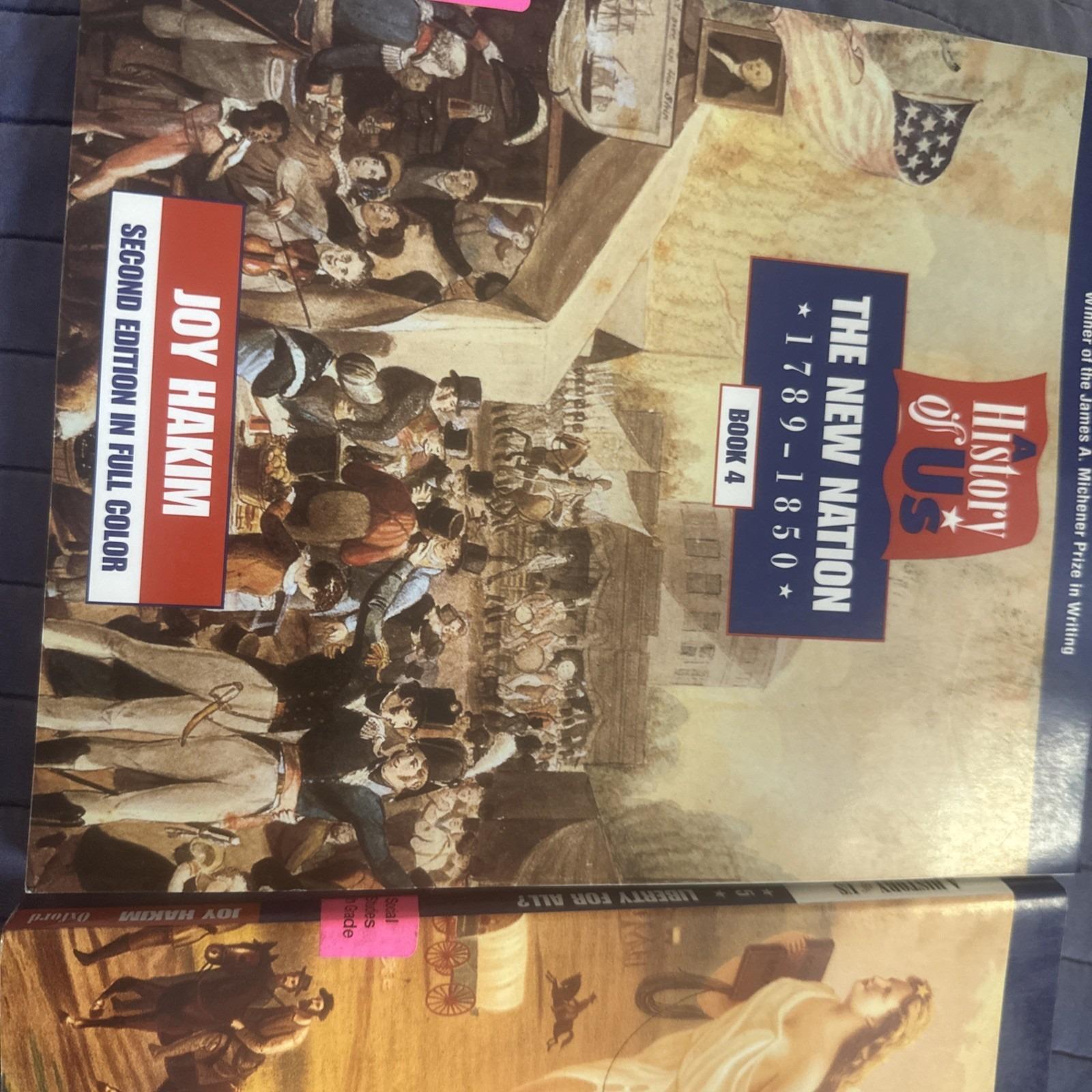 A History of US by Joy Hakim 3 Book Set Books 4,5,6 Homeschooling 5th ...