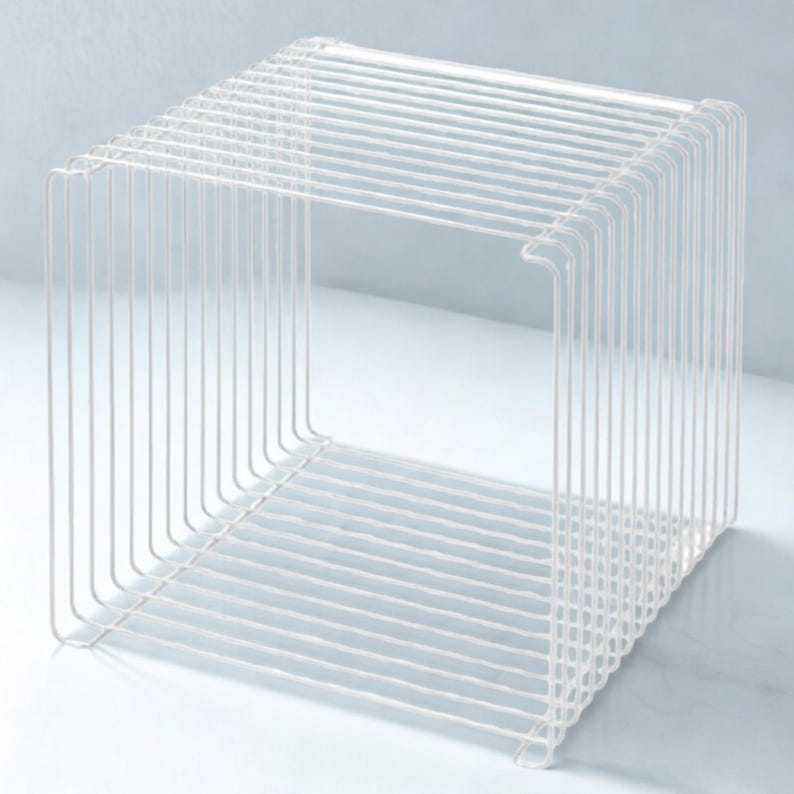 Modern Metal Side Table Minimalist End Table Small Coffee Table for ...