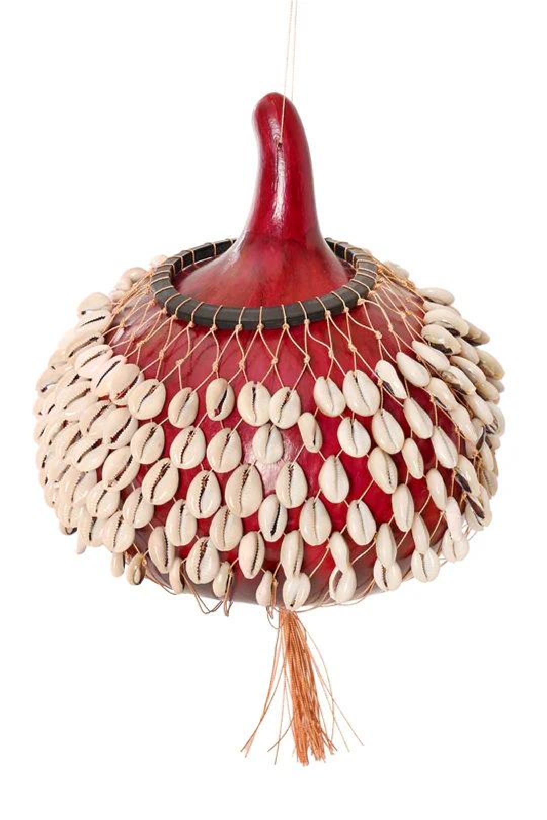 Handmade Calabash Gourd Shekere With Cowrie Shells – African Percussion ...