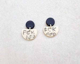 Handmade Porcelain Earrings