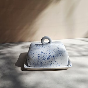 Ceramic butter dish handmade