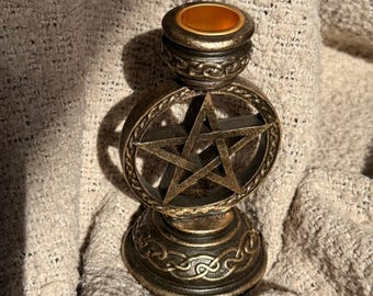 Pentagram ljusstake