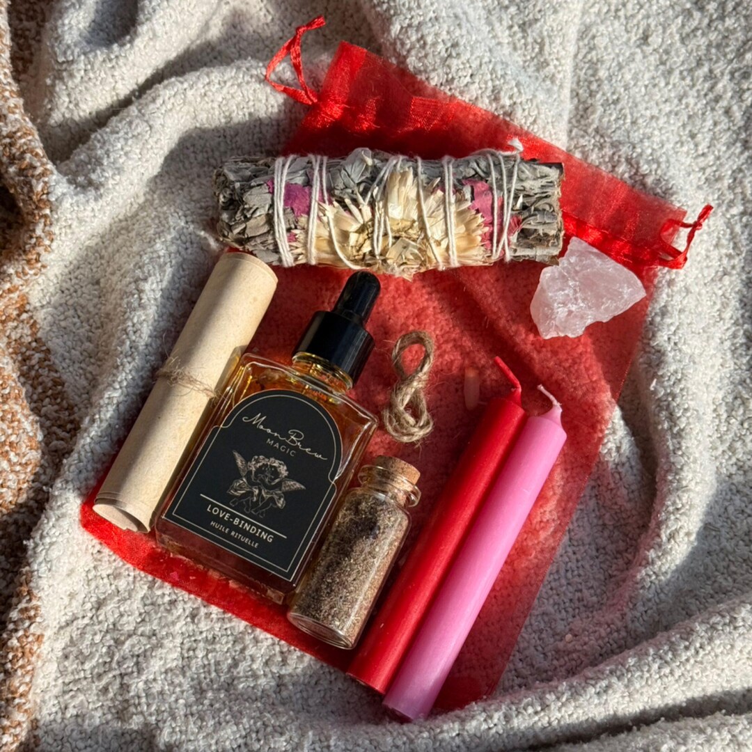 Love Binding Candle Magic Kit - Etsy.de