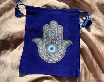 セイクリッドパームベルベットタロットカードバッグ