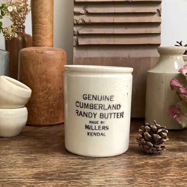 Antique Brandy Butter Pot
