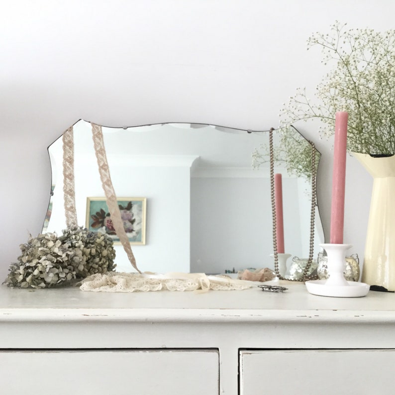 Vintage Frameless Mirror Vintage Frameless Mirror
