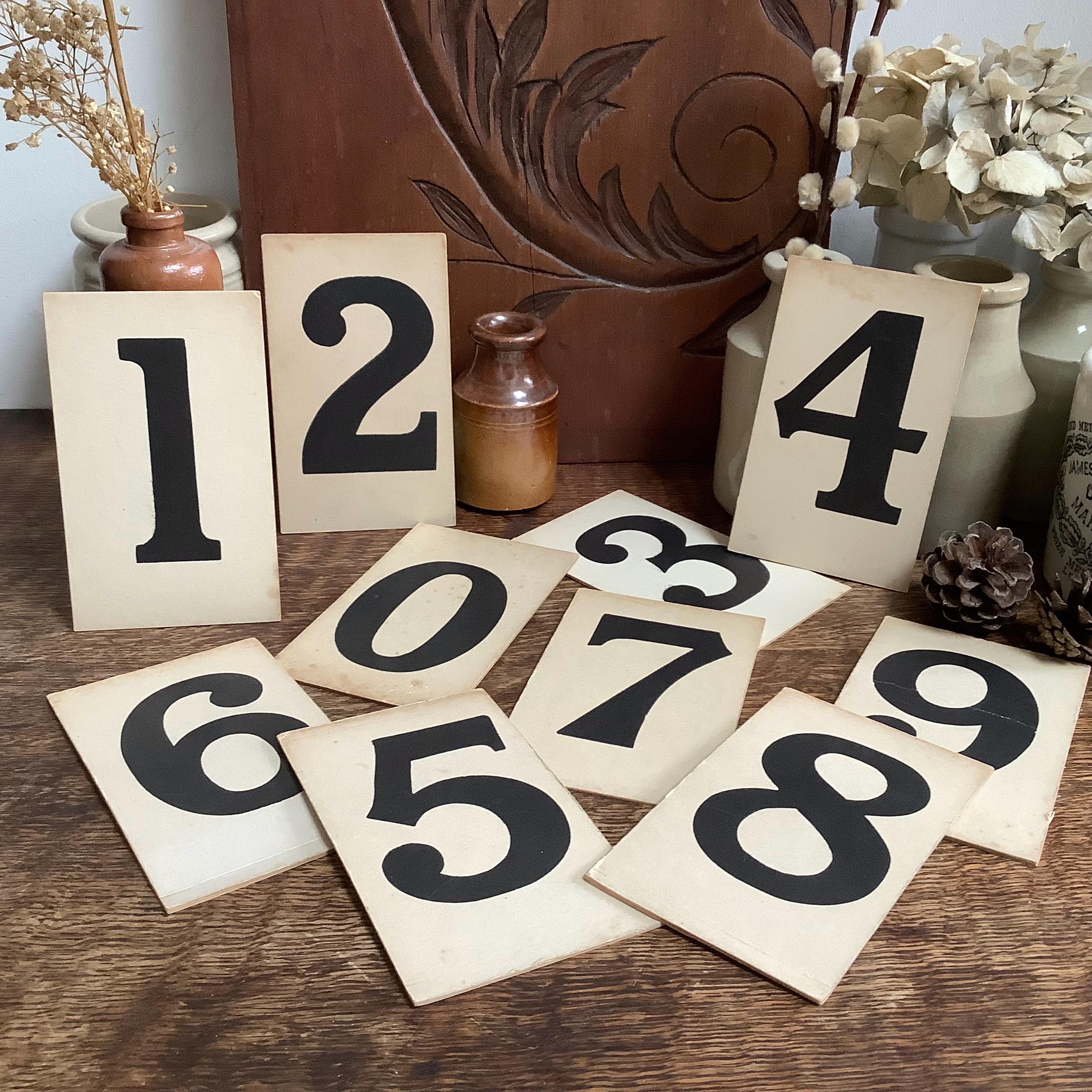 Antique Hymn Numbers