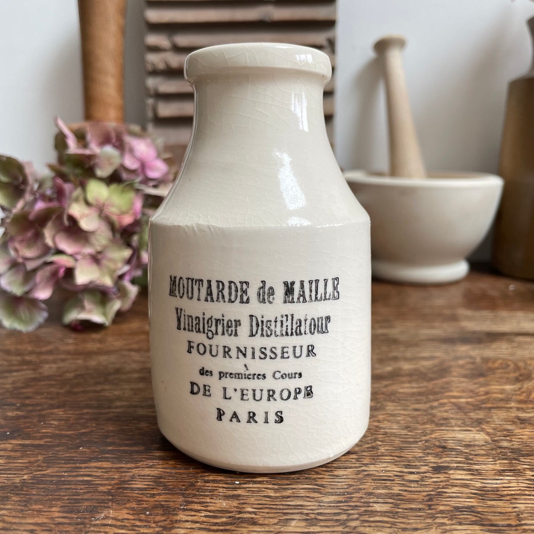 Antique French Moutarde De Maille Pot Paris - Etsy