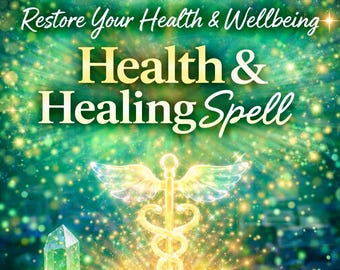 Health & Healing Spell | Restore Wellbeing | Physical, Emotional Healing | Wiccan Pagan Ritual | Healing Energy Spell | Powerful Spell