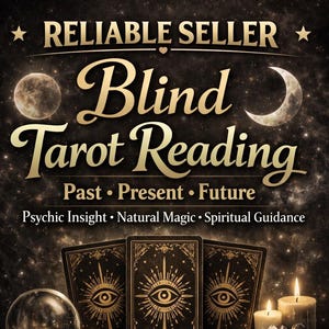 Blinde tarotlegging | 3 kaarten trekken | Verleden heden Toekomst paranormaal inzicht