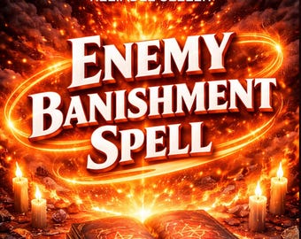 Enemy Banishment Spell | Remove Negative People, Bad Energy | Wiccan Ritual ...