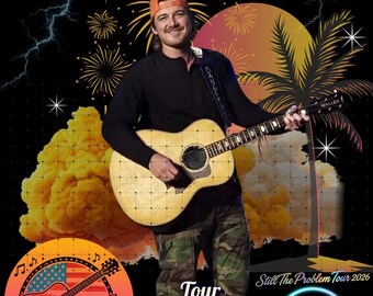 Morgan Wallen Still The Problem Tour 2026 PNG (Descarga digital)