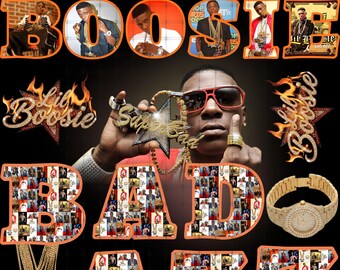Archivo PNG de Lil Boosie: BadAzz, diseño de camiseta de fan art (descarga digital)