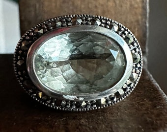 Vintage Marcasite Statement Ring