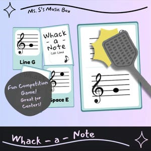 Whack-A-Note: Treble Clef Note Reading Game