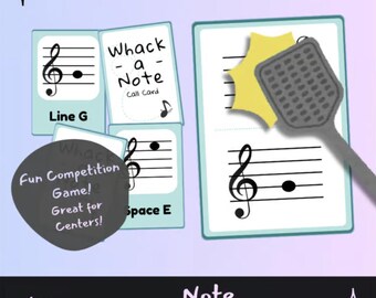 Whack-A-Note: Treble Clef Note Reading Game