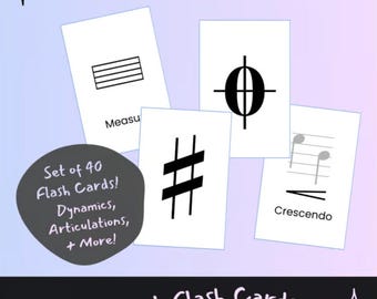 Music Symbol Flash Cards