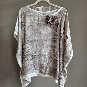 Designer Print Silk Tunic Womens Tunics Summer Dress Coverups Silk Dress Silk Coverup Silk Tops