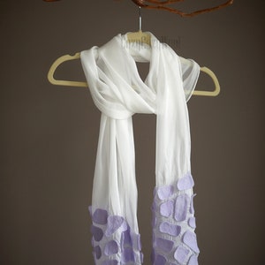 Einzigartige und leichte Seidenschal - Brautjungfer Schal, Hochzeit Accessoire-Luxuriöse Seide Chiffon Wrap - Eleganter Brautschal für Sie