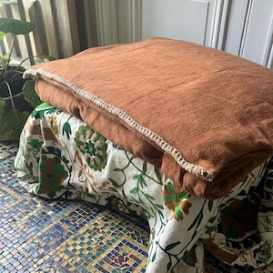 Boho Jute sofa cover - mattress - 200X90 - soft touch - sofa, daybed