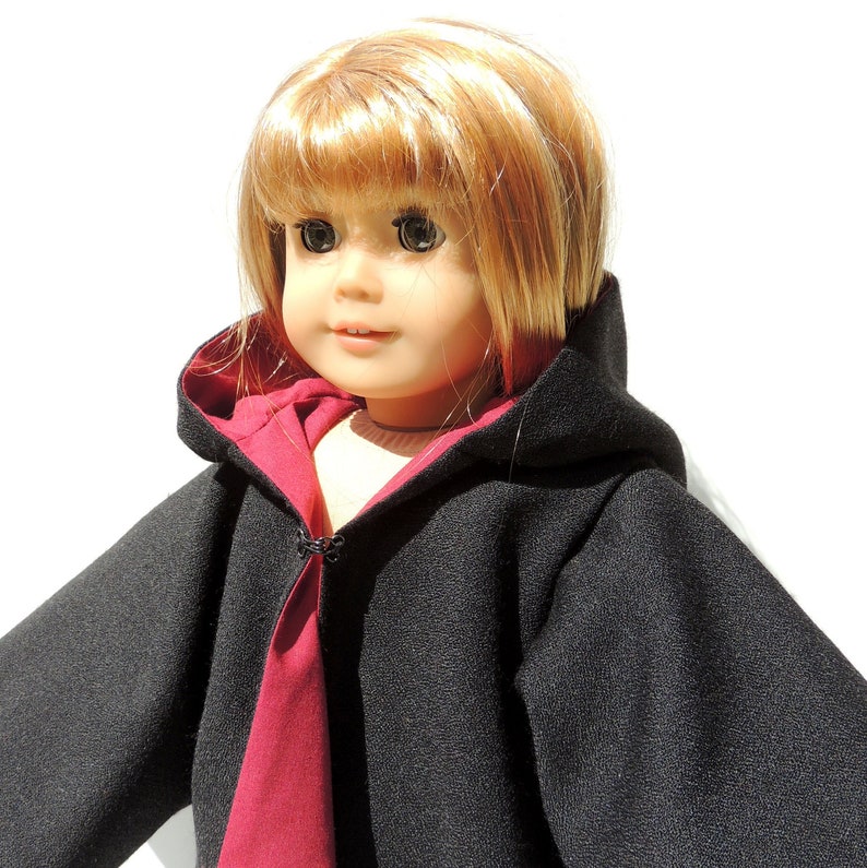 Wizard Doll Cloak fits 18 Doll like American Girl image 1